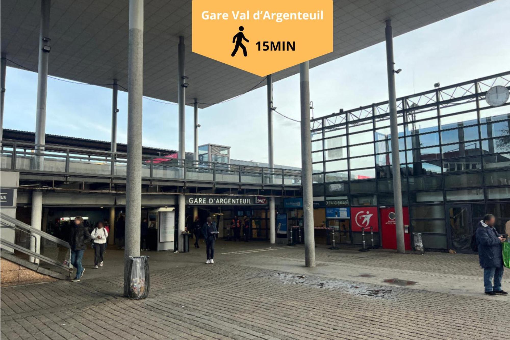 "Moonlight" Gare A 10Min De Paris, Wifi, Terrasse , Parking Apartment Argenteuil Exterior photo
